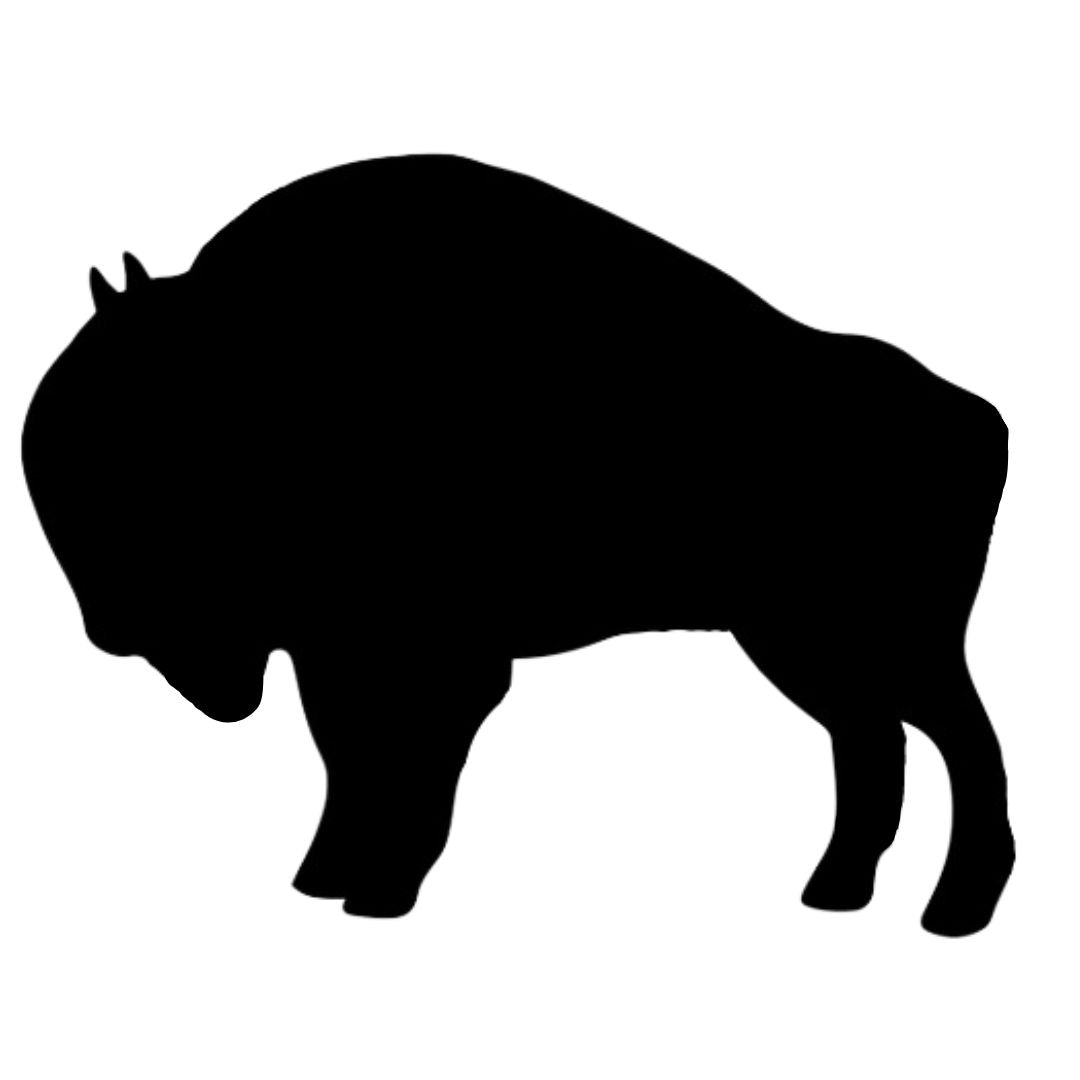 Bison inlay cutout