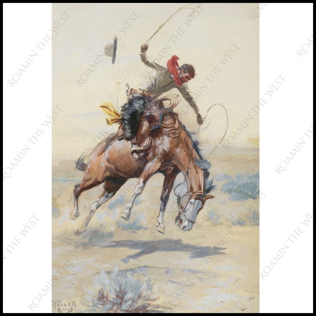 Paint horse bucking image file download for western upholsterers