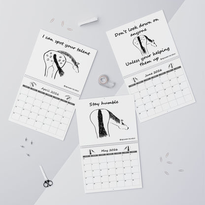 The Goofey Horse Series Wall Calendar
