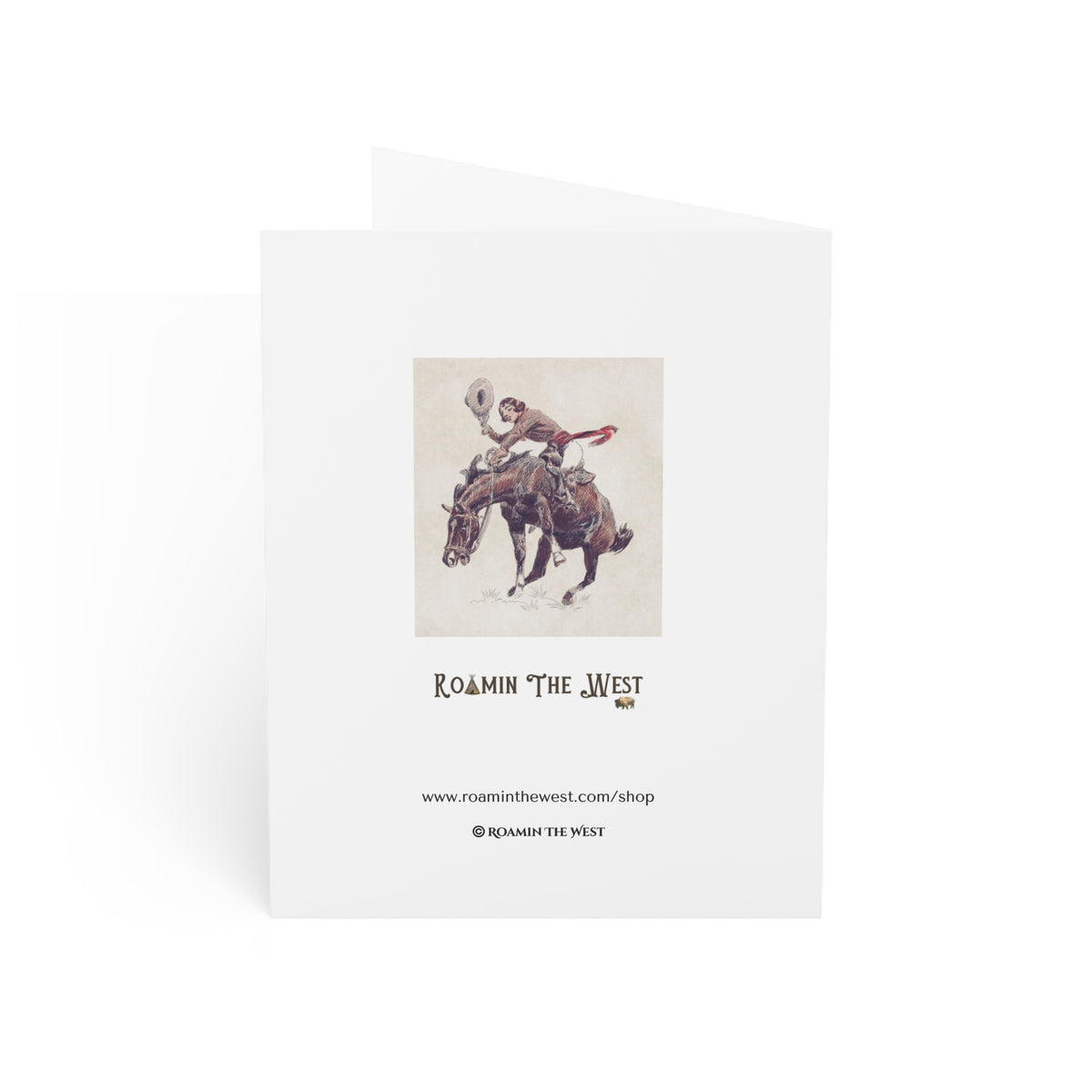 Howdy Christmas Cowgirl Greeting Card – Single or 10 Pack