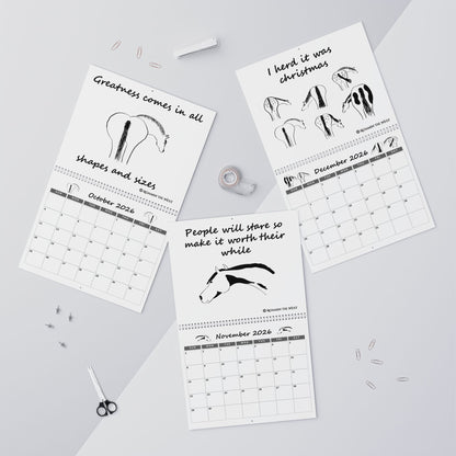 The Goofey Horse Series Wall Calendar