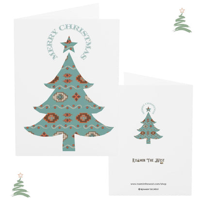 Christmas tree design with 'Merry Christmas' text on a white background