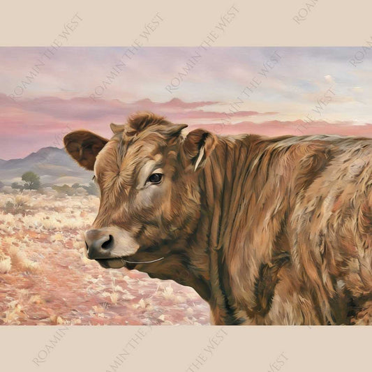 Cow #1 image downloadable file for western creatives