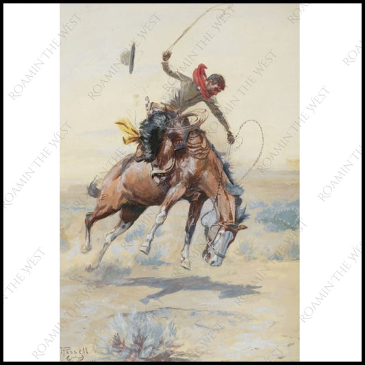 Paint horse bucking image file download for western upholsterers