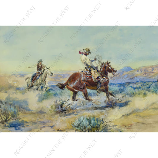 Ropin a wolf by cm russell