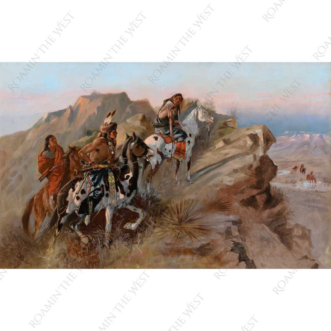 The ambush western image for printing