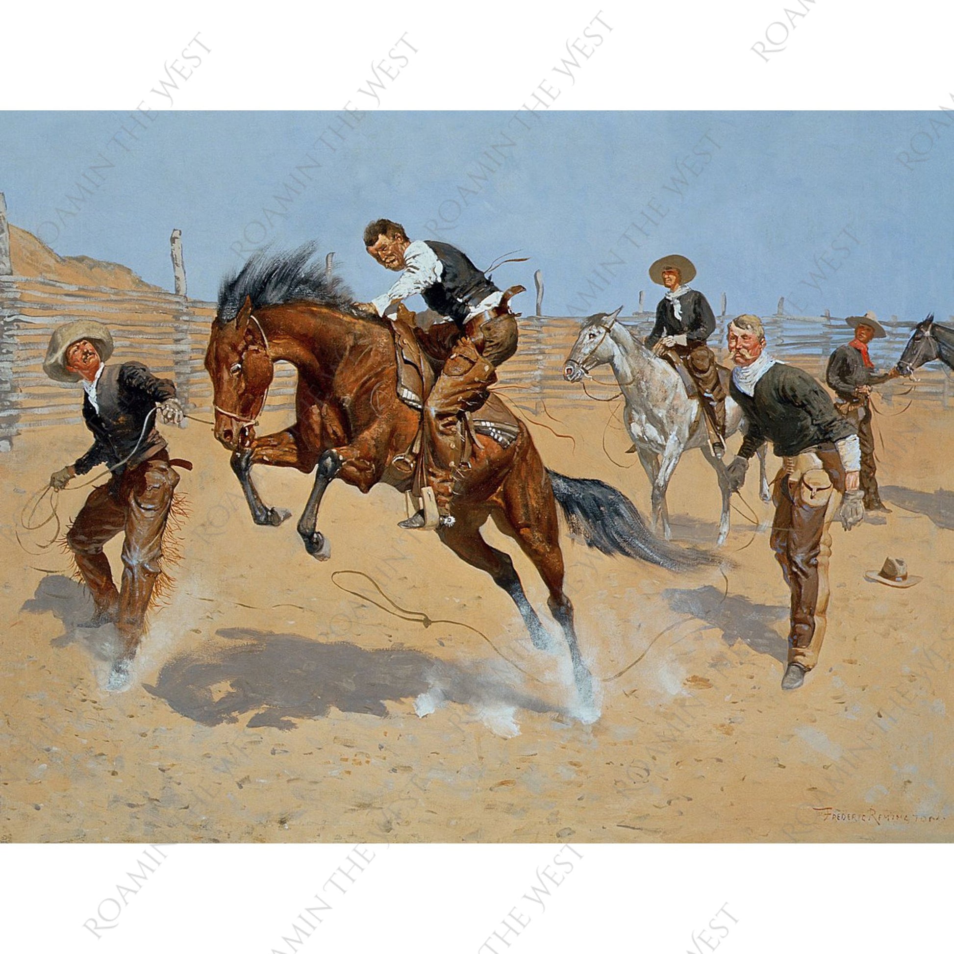 Turn him loose bill by frederic remington