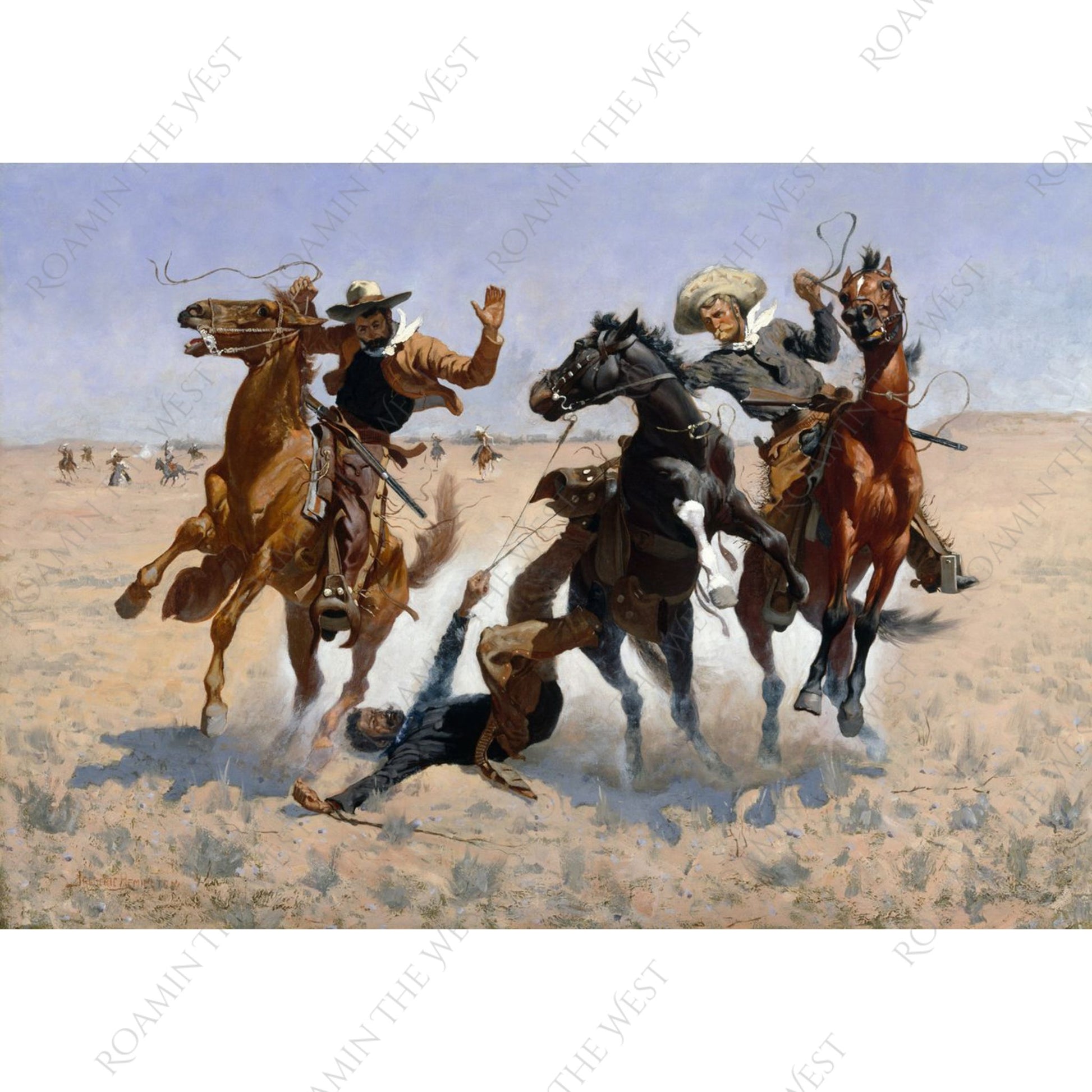 aiding a comrade by frederic remington